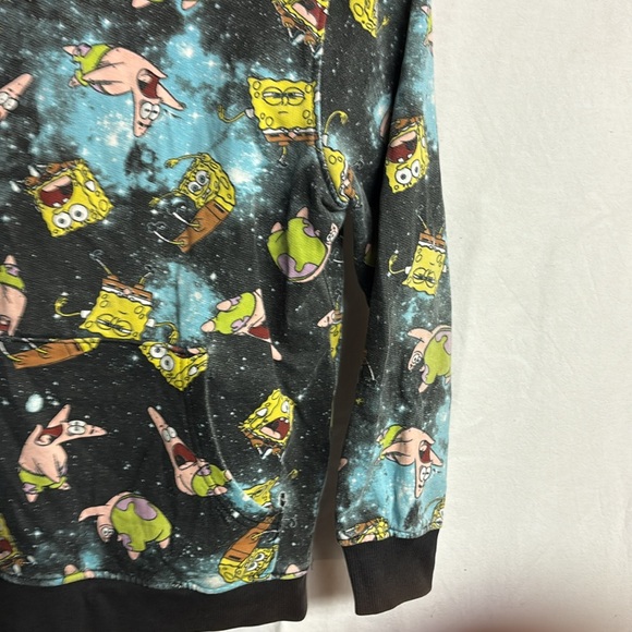 Nickelodeon Kids All Over Print SpongeBob Hoodie Size Medium (10/12) - Picture 4 of 8